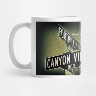 Foothill Boulevard & Canyon View Drive, La Verne, CA by Mistah Wilson Mug